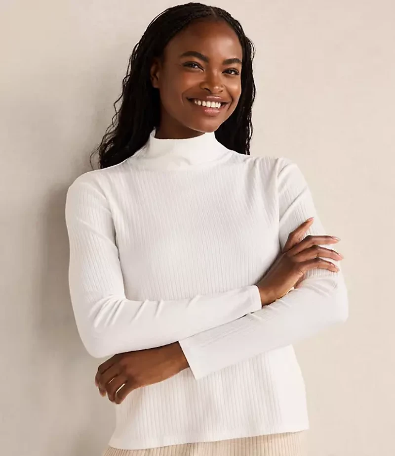 Haven Well Within Drapey Rib Knit Turtleneck
