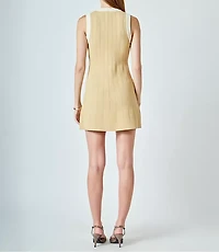 English Factory Contrast Knit Mini Dress