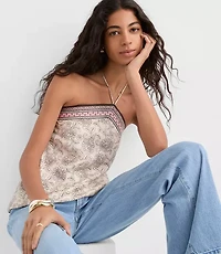 Patchwork Halter Top