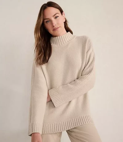 Haven Well Within Cotton Blend Mock Neck Sweater