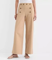 Curvy Mariner Pants Twill