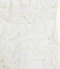 Lately Sequin Floral Mini Dress