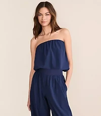 Petite Lou & Grey Wanderweave Strapless Bubble Top