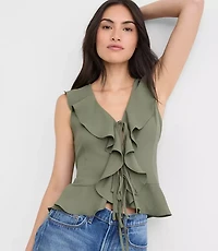 Ruffle Bow Top