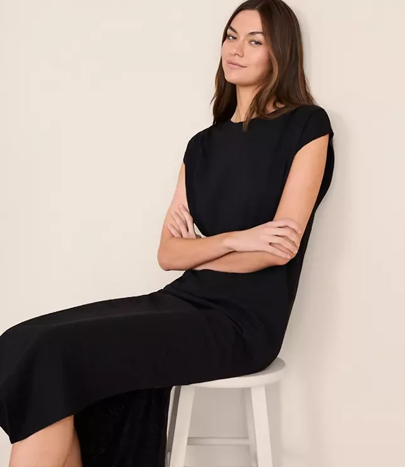 Petite Lou & Grey Muscle Tee Midi Pocket Dress