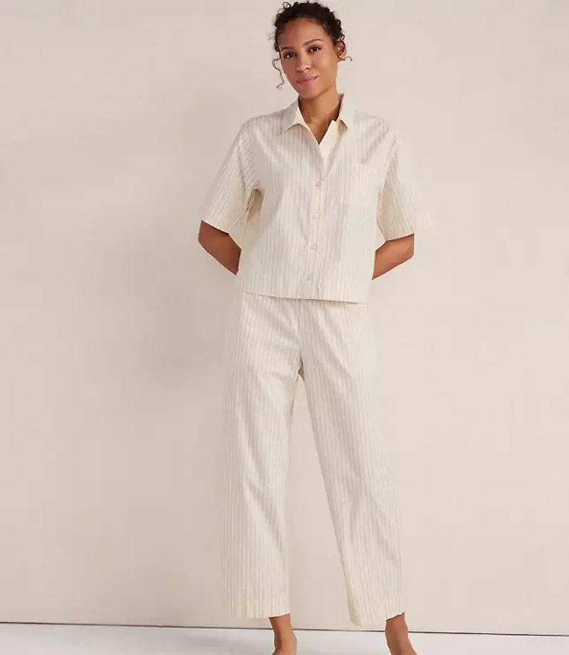 Haven Well Within Organic Cotton Poplin Scattered Floral Pajama Pants