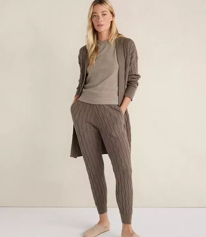 Haven Well Within Organic Cotton Cashmere Cable Joggers