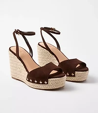 Ankle Strap Wedge Espadrille Sandals