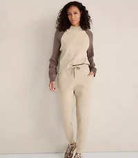 Haven Well Within Viscose Blend Colorblock Crewneck