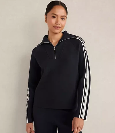 Haven Well Within Sporty Stripe Half-Zip Pullover