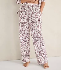 Haven Well Within Organic Cotton Jersey Blushing Blooms Pajama Pants