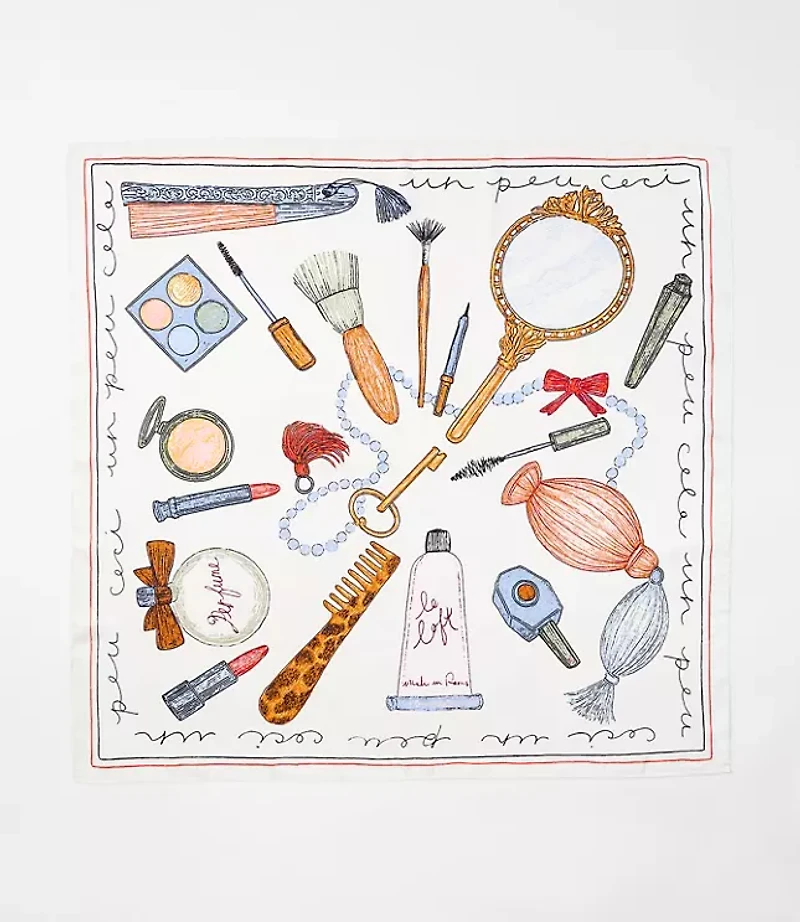 French Beauty Silk Scarf