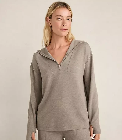Haven Well Within Soft Knit Half-Zip Hoodie