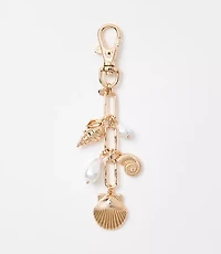 LOFT Beach Pearlized Shell Bag Charm