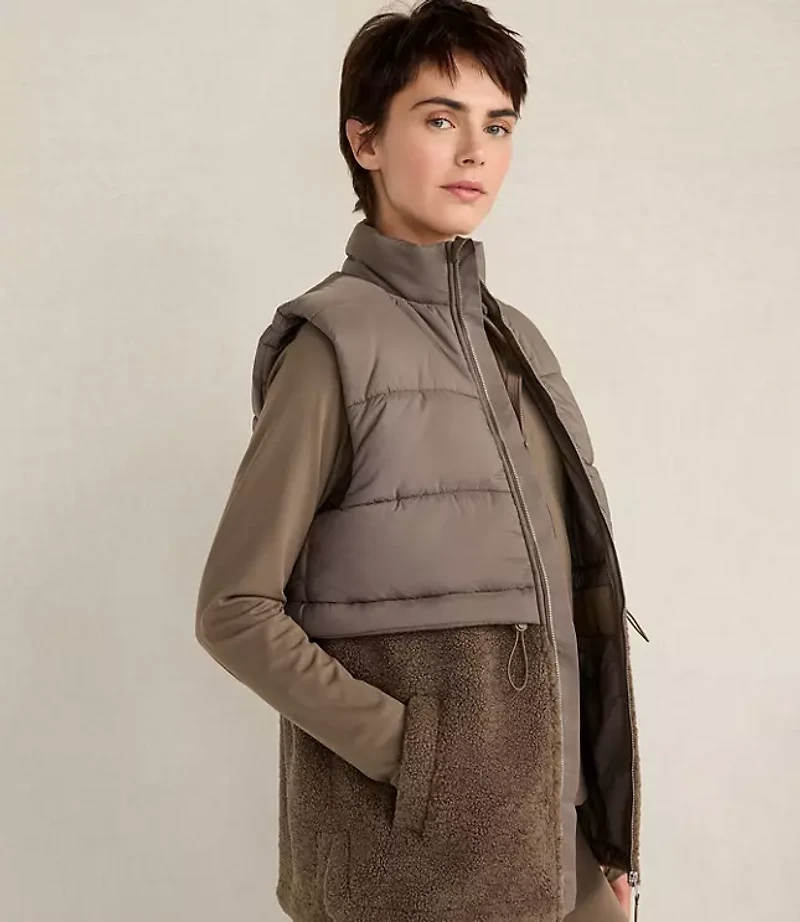 Haven Well Within Sherpa Puffer Vest