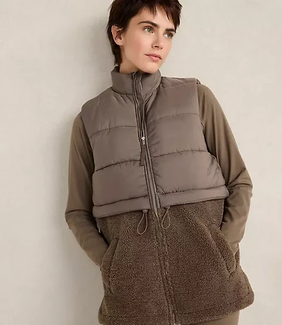 Haven Well Within Sherpa Puffer Vest