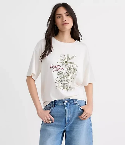 Forever Summer Oversized Jersey Modern Tee