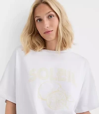 Soleil Oversized Jersey Modern Tee