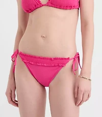 LOFT Beach Smocked Side Tie Bikini Bottom