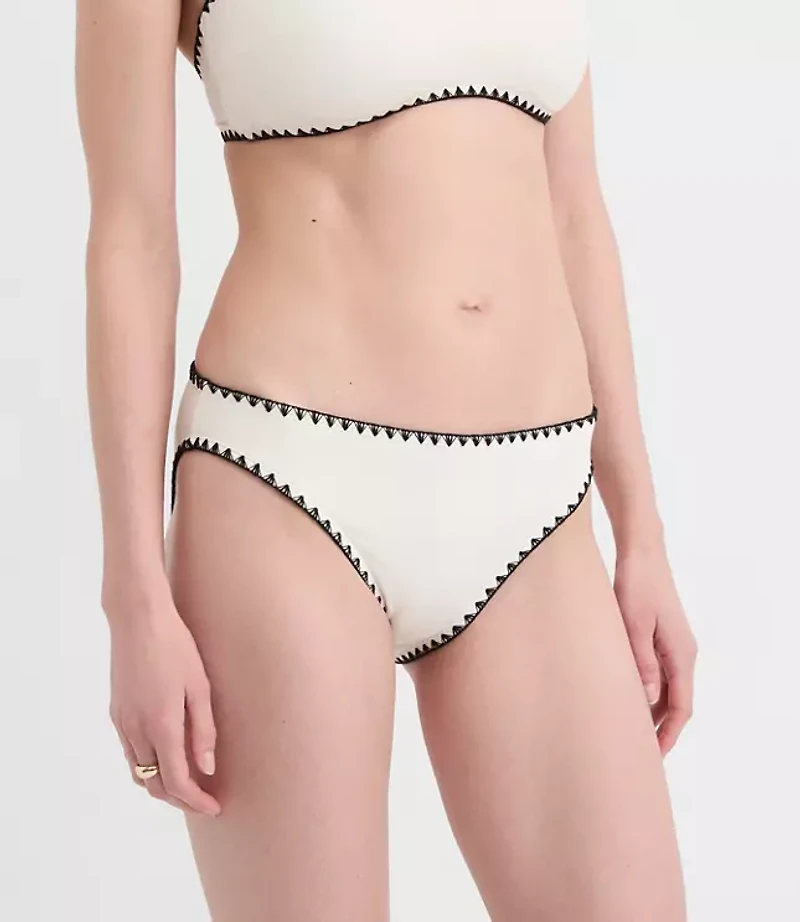 LOFT Beach Whipstitched Bikini Bottom