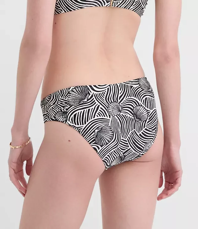 LOFT Beach Seashell Side Ruched Bikini Bottom