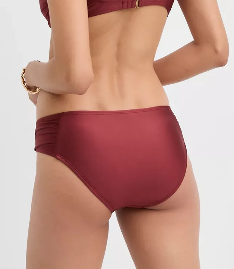 LOFT Beach Side Ruched Bikini Bottom
