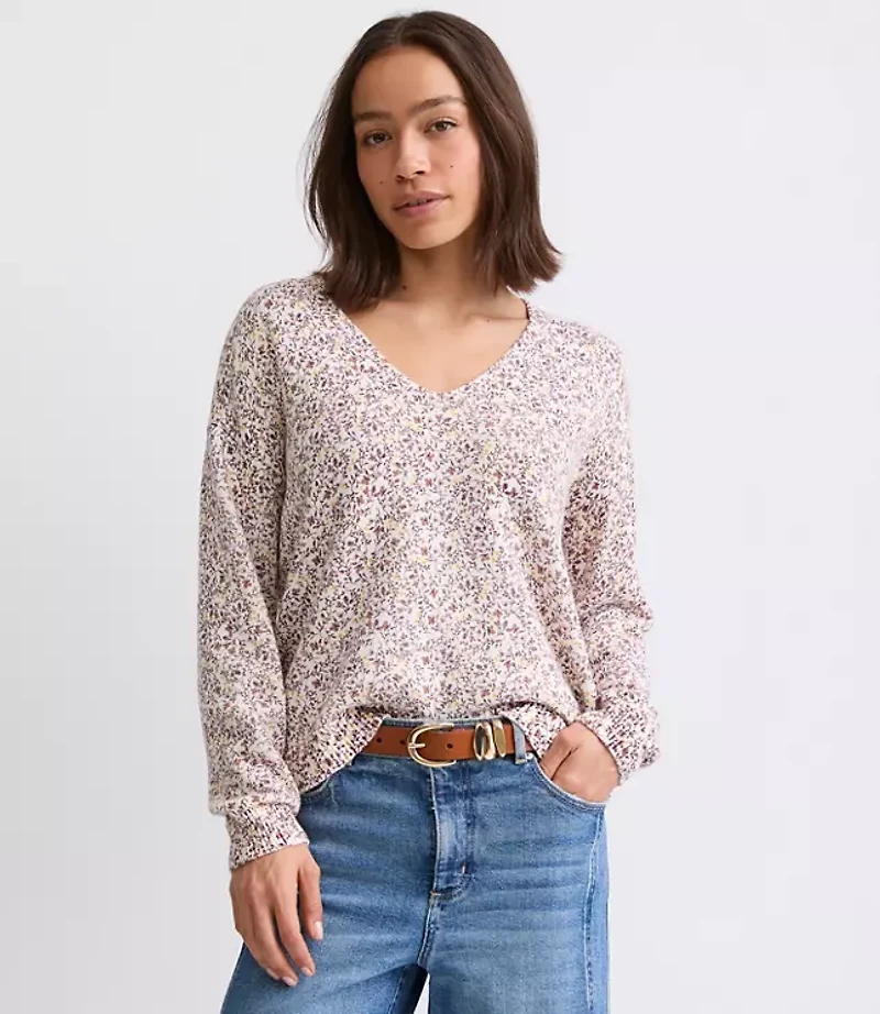 Floral Relaxed Sweater