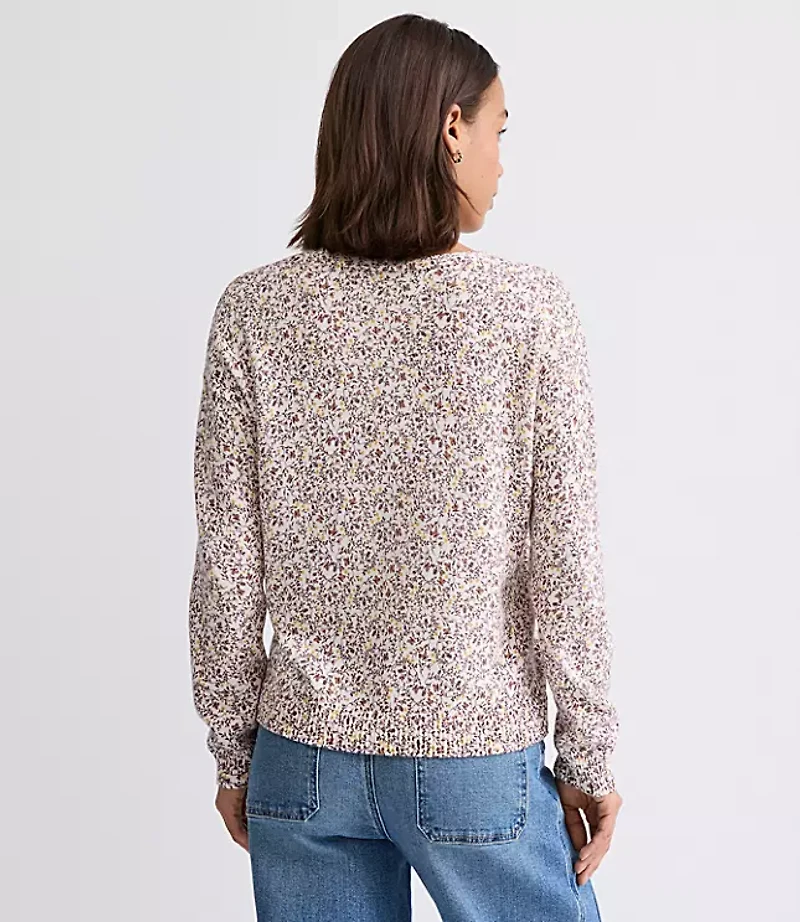 Floral Relaxed Sweater