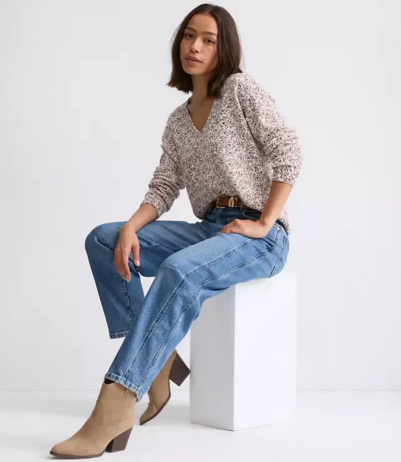 Floral Relaxed Sweater