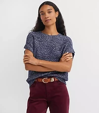 Flecked Wedge Sweater