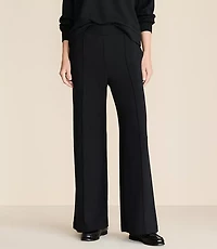 Lou & Grey Scubasoft Pintucked Wide Leg Pants