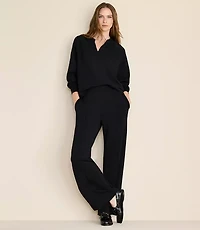 Lou & Grey Scubasoft Pintucked Wide Leg Pants