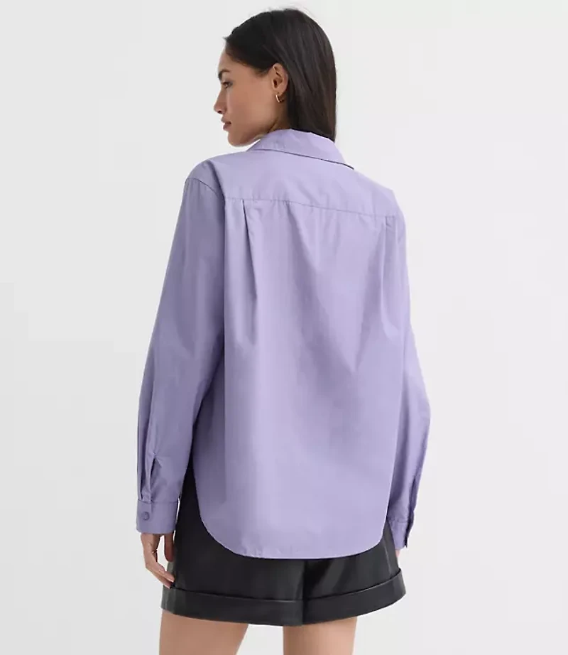 Poplin Everyday Relaxed Pocket Shirt