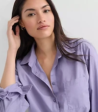 Poplin Everyday Relaxed Pocket Shirt