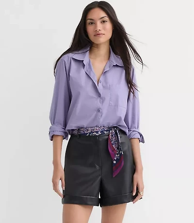 Poplin Everyday Relaxed Pocket Shirt