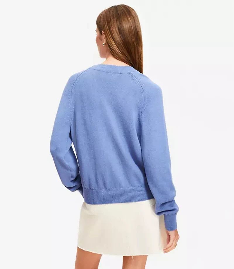 V-Neck Pocket Cardigan