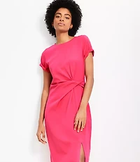 Petite Twist Midi Dress