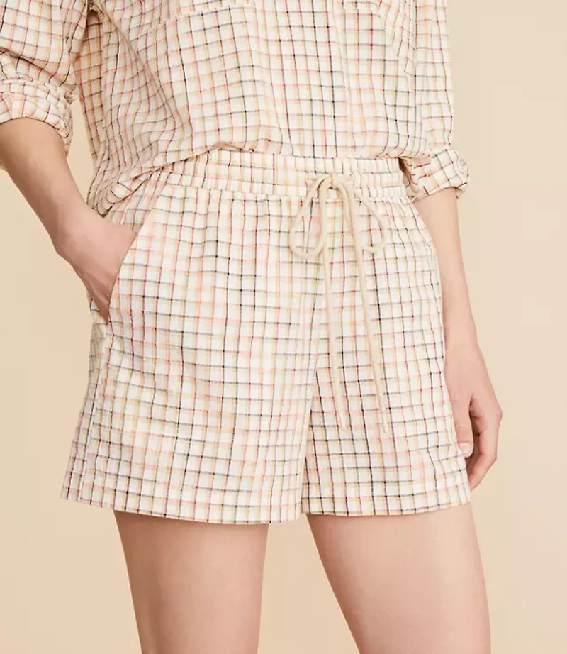 Lou & Grey Plaid Shorts