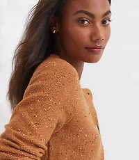 Flecked Sweater Jacket