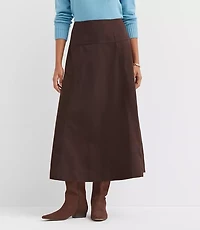 Seamed Midi Skirt