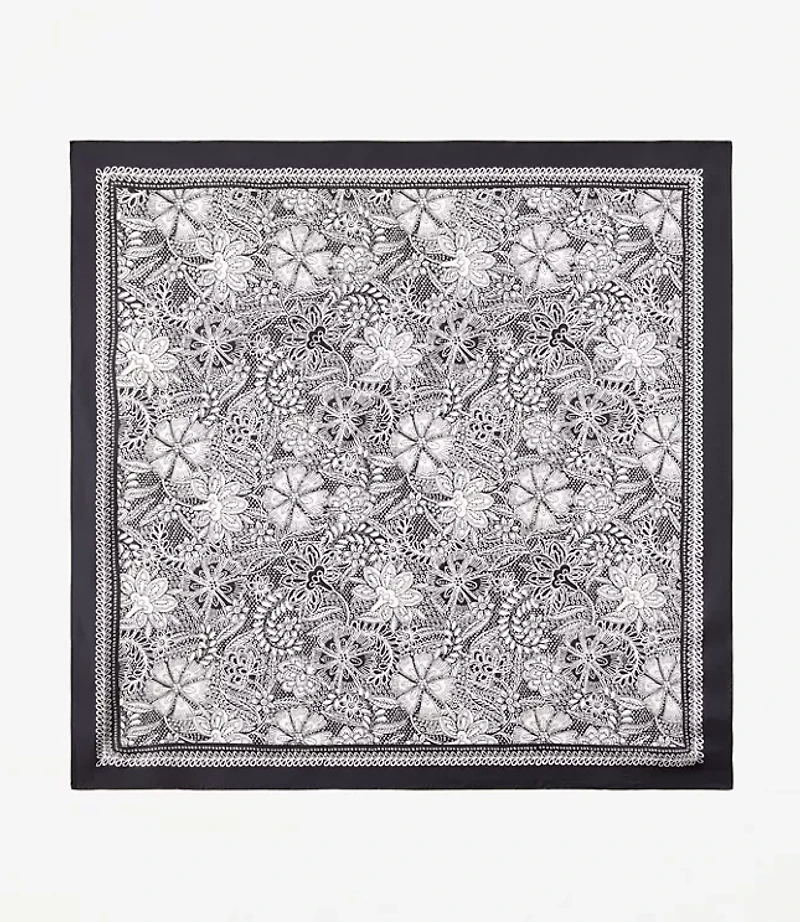 Deco Silk Square Scarf