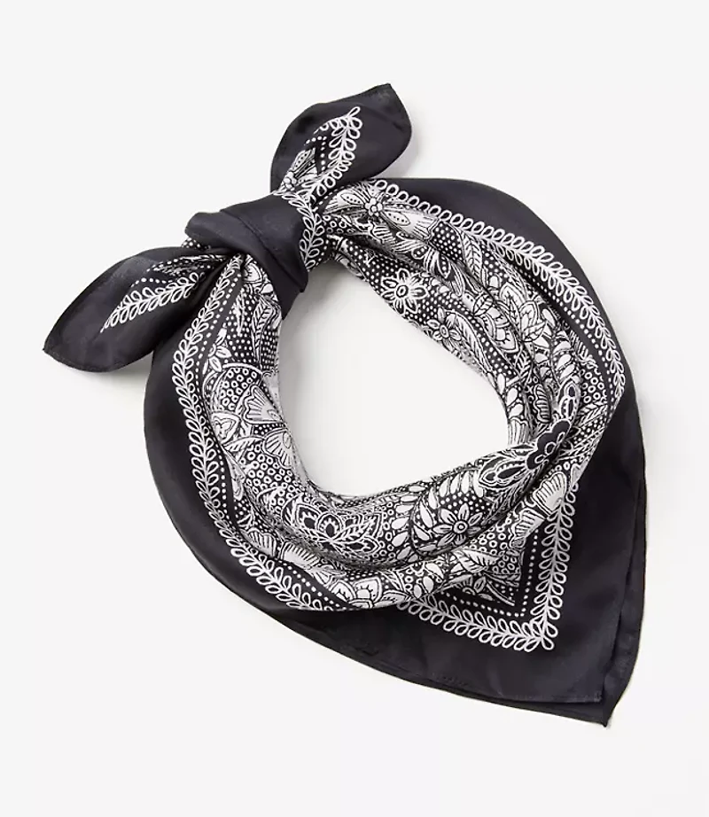 Deco Silk Square Scarf
