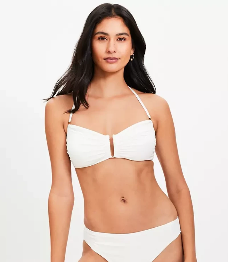 LOFT Beach U Wire Bandeau Bikini Top