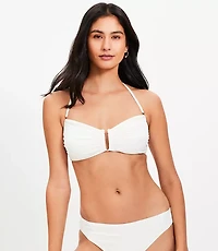 LOFT Beach U Wire Bandeau Bikini Top