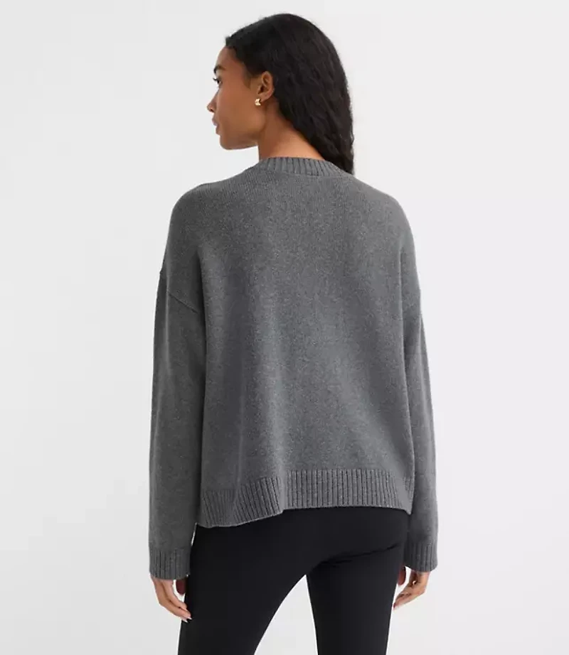 Heathered Horsebit Pocket Sweater