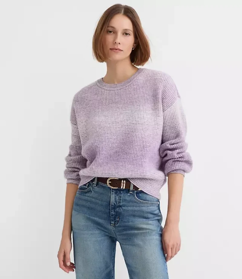 Spacedye Textured Sweater