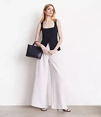 LOFT Versa Crepe Drape Tank Pocket Vest