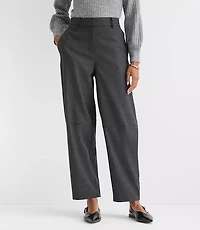 Tailored Barrel Pants Brushed Flannel