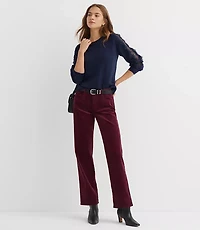 Five Pocket Relaxed Straight Pants Brushed Corduroy