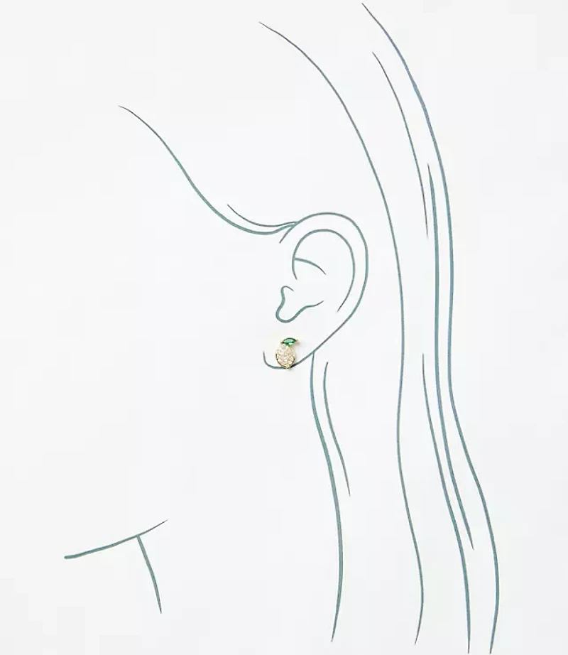 Lemon Stud Earring Set